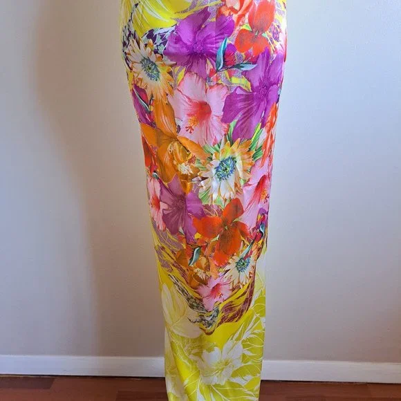 NEW Lise Charmel Floral Yellow Pareo 54